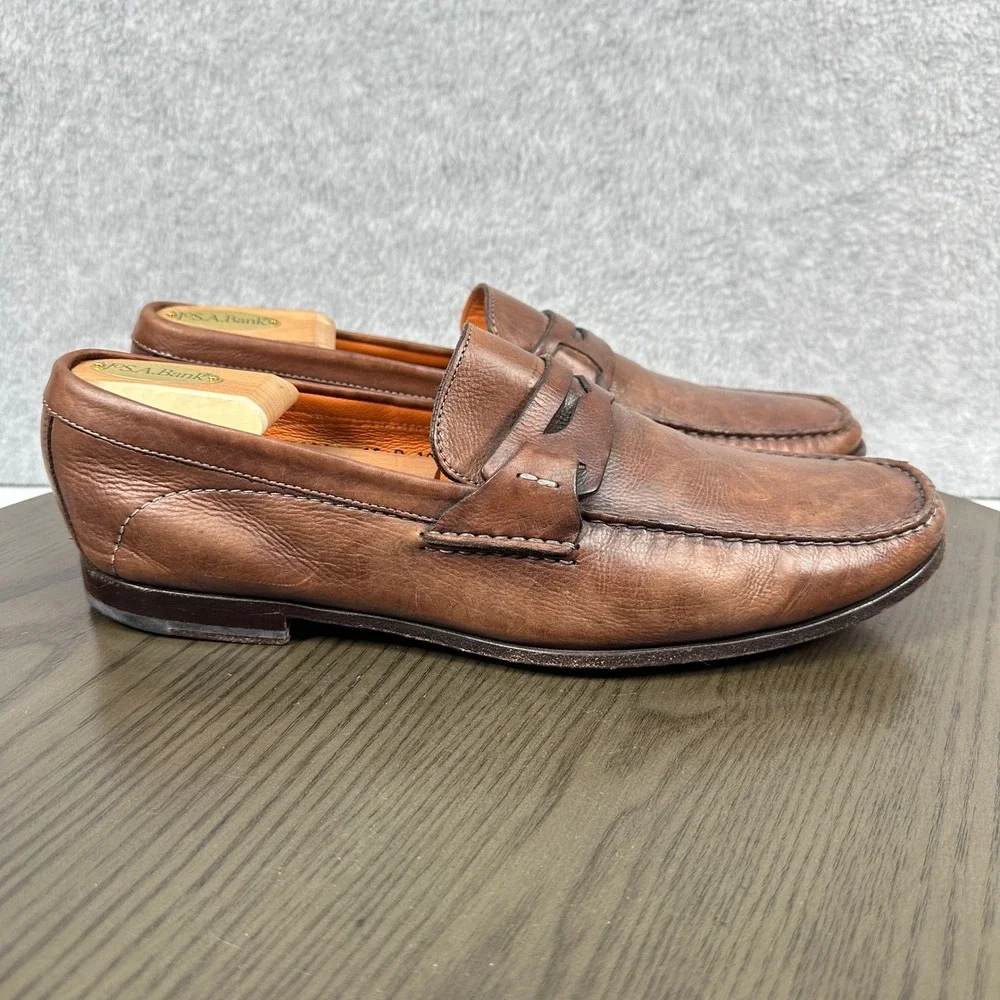 Santoni penny loafers